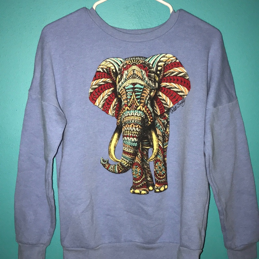 Vintage elephant crewneck